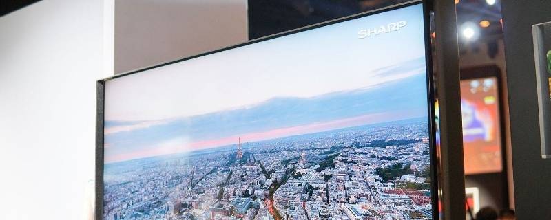 夏普电视背景有字符无图像